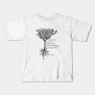 Trees Dostoevsky quote Kids T-Shirt